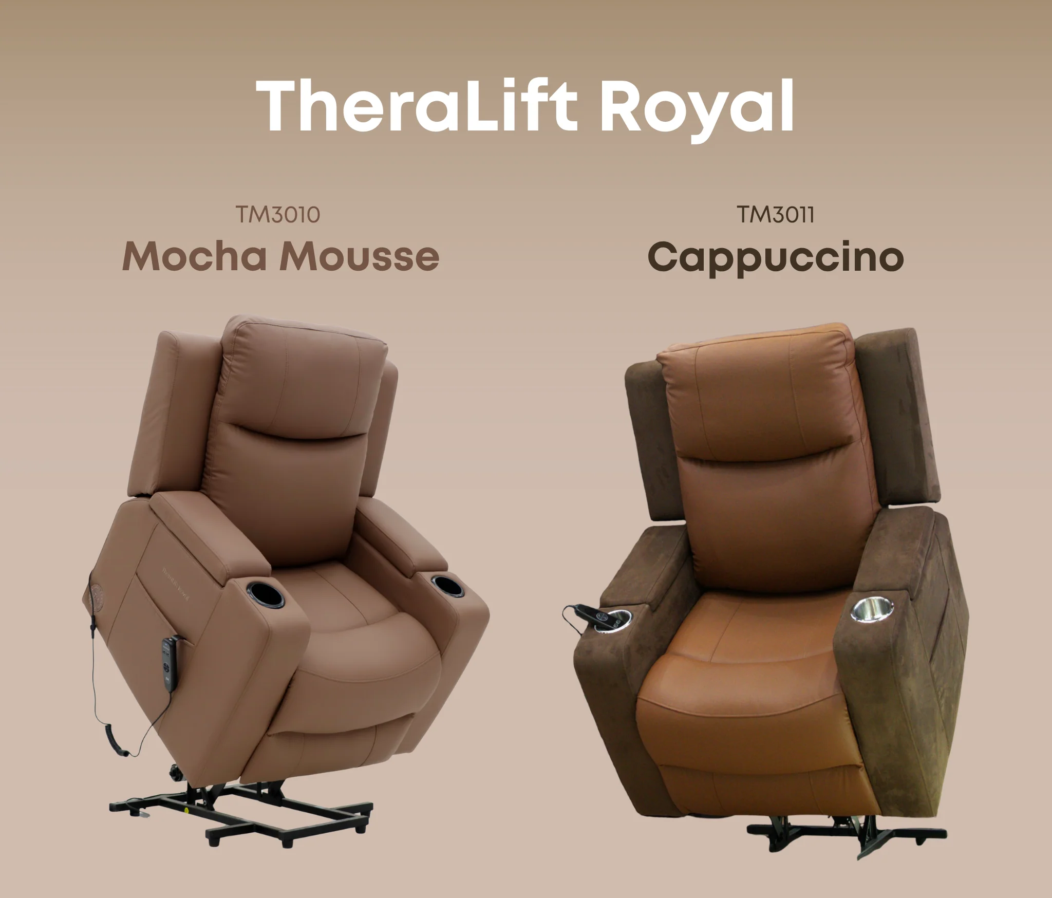 Sillón con Masaje de Aire TheraLift Royal – Sistema ZenFlow + Elevación - Imagen 5