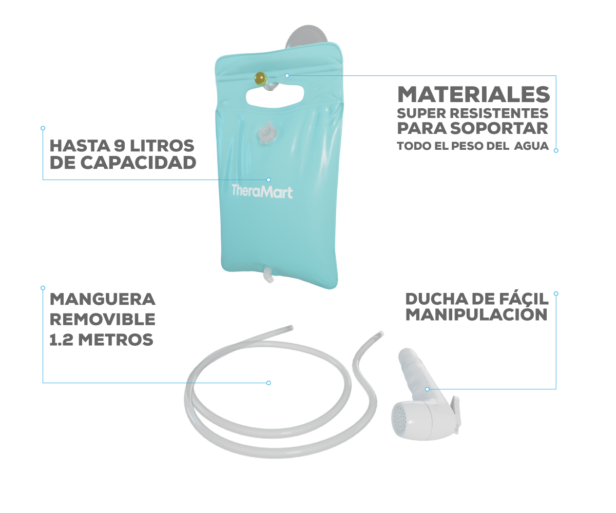 Ducha Portátil TheraAqua (TheraAqua Portable Shower) - Imagen 3