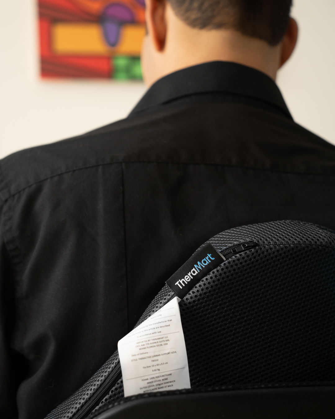 Cojin Postural TheraActive Azul (Postural TheraActive Blue Cushion) - Imagen 4