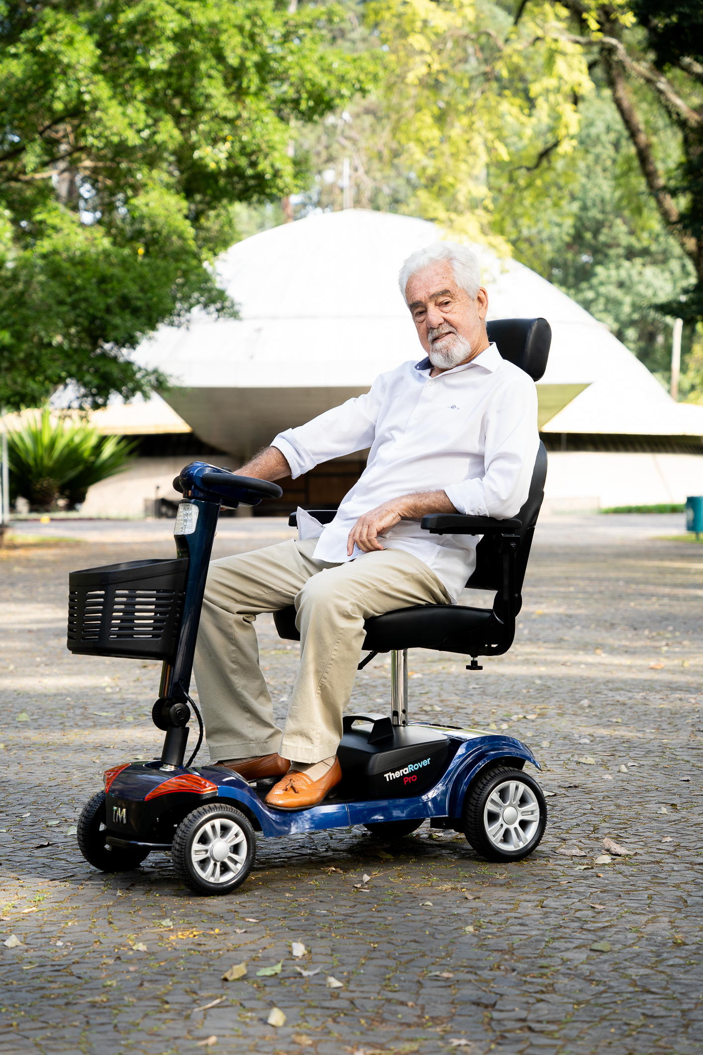 Scooter Electrico para Movilidad Therarover Pro Azul (TheraRover Electric Scooter Pro Blue) - Imagen 7